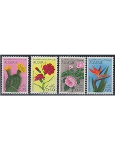 ALGERIA 1969 Fiori 4v MNH**