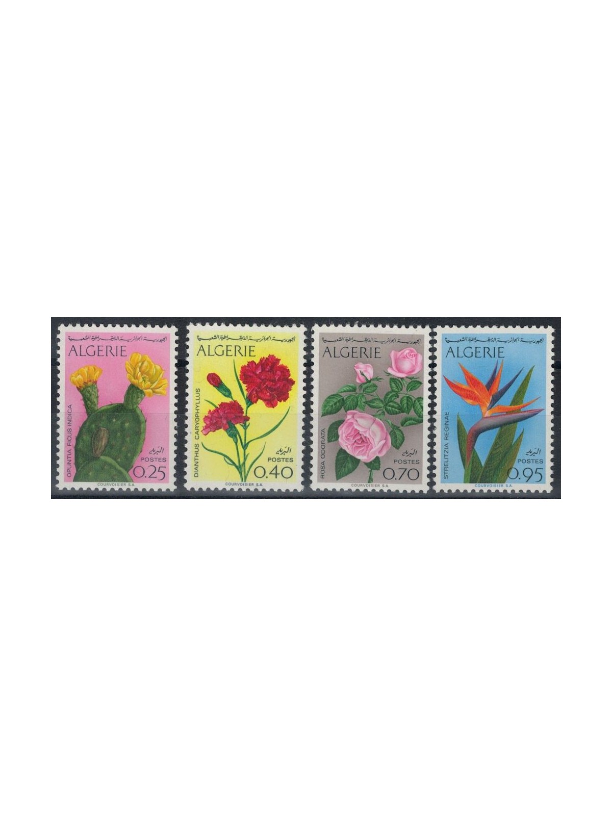 ALGERIA 1969 Flowers 4v MNH**