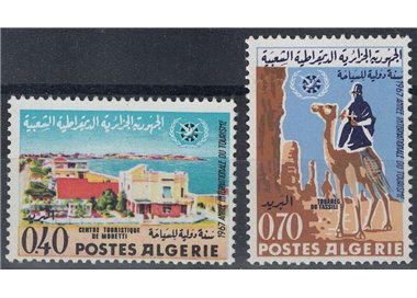ALGERIA 1967 International Year of Tourism 2v MNH**