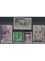 ALGERIA 1962 Soprastampati 5v MNH**