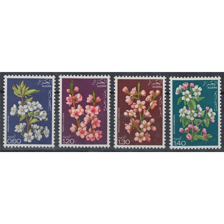 ALGERIA 1978 Tree flowers 4v MNH**