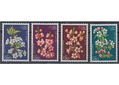 ALGERIA 1978 Tree flowers 4v MNH**