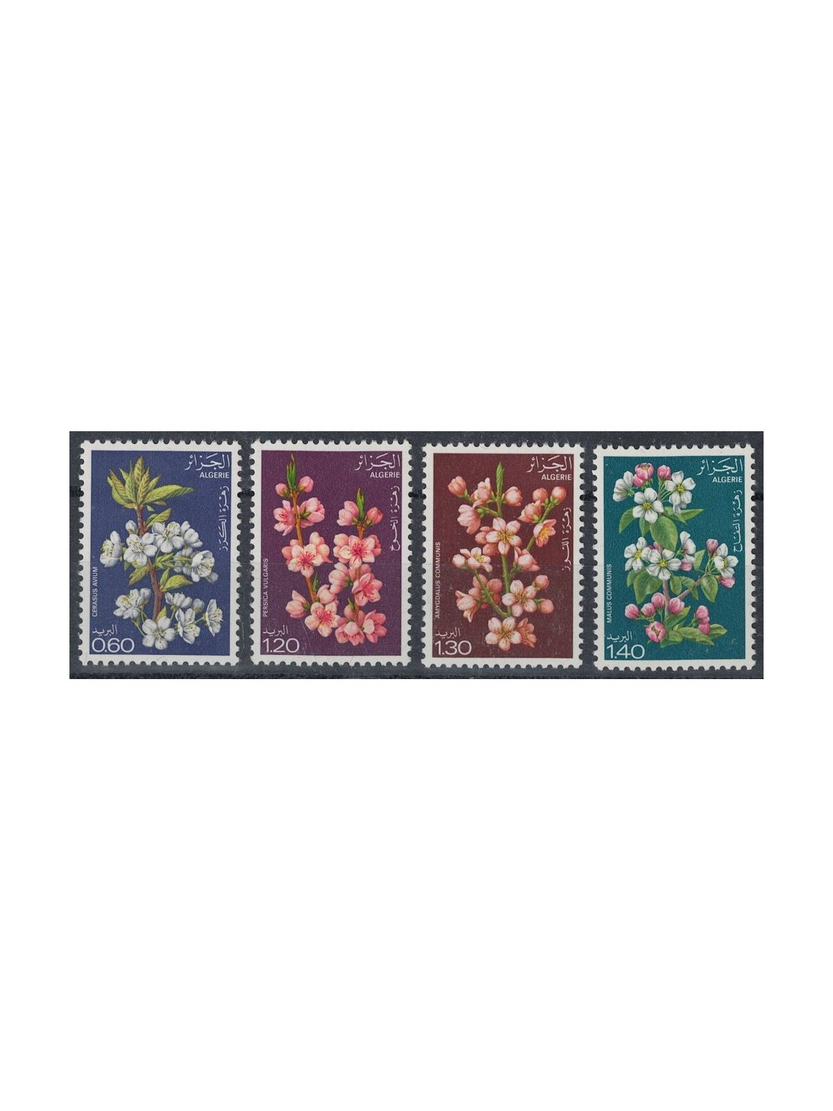 ALGERIA 1978 Tree flowers 4v MNH**
