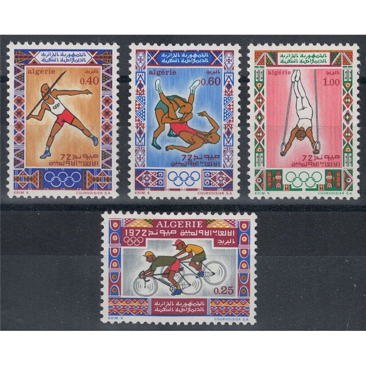 ALGERIA 1972 Olympic Games 4v MNH**