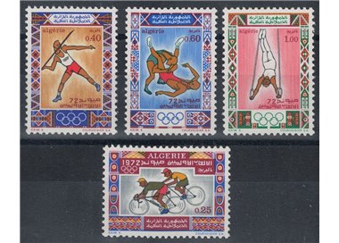 ALGERIA 1972 Giochi olimpici 4v MNH**