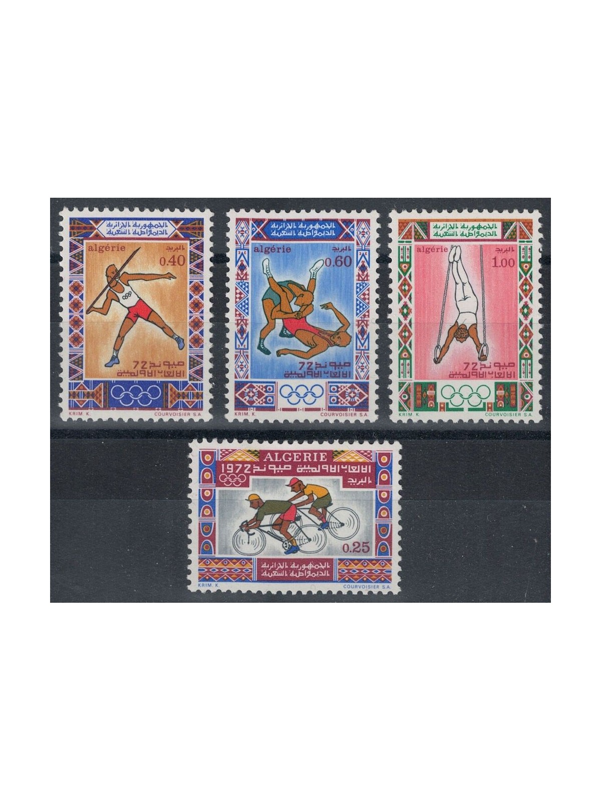ALGERIA 1972 Olympic Games 4v MNH**