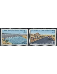 ALGERIA 1969 Sviluppo del Sahara 2v MNH**