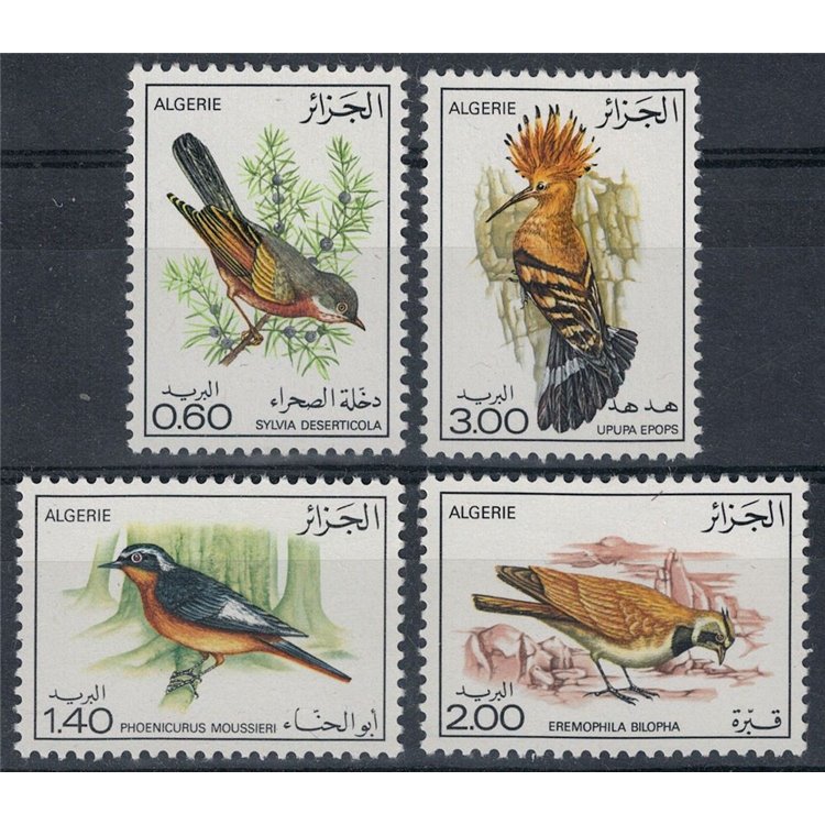 ALGERIA 1977 Fauna, birds 4v MNH**