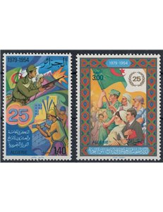 ALGERIA 1979 Anniversary of November 1st 2v MNH**