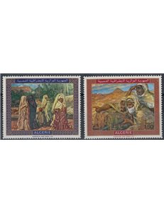 ALGERIA 1969 Etienne Alphonse Dinet 2v MNH**