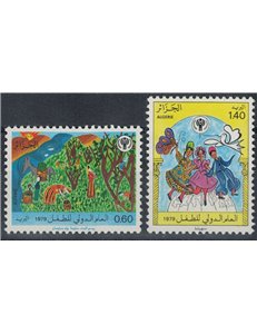 ALGERIA 1979 International Year of the Child 2v MNH**