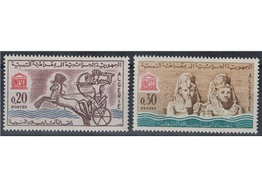 ALGERIA 1964 Nubia, Patrimonio Unesco 2v MNH**