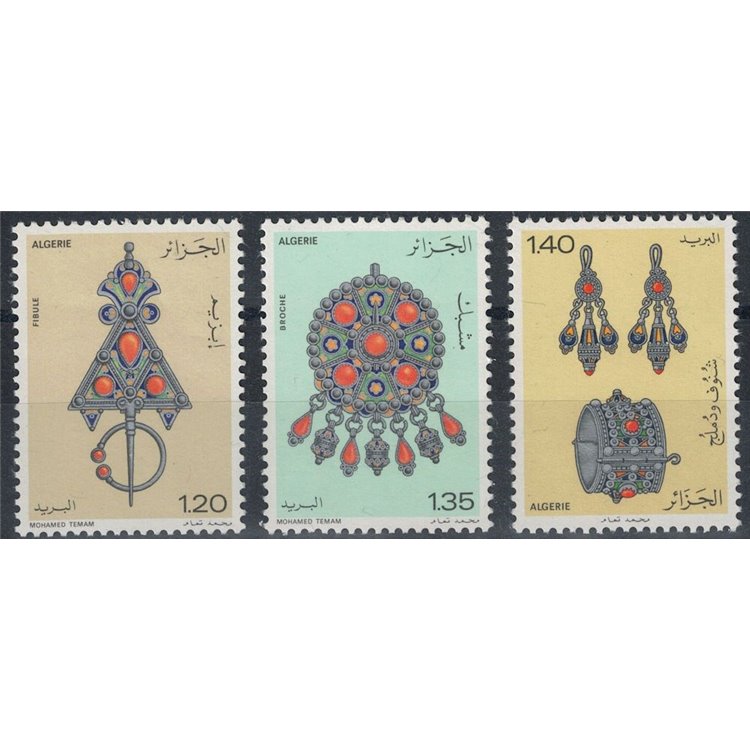 ALGERIA 1978 Gioielli 3v MNH**