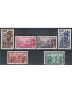 ALGERIA 1954 Pro earthquake victims of Orléansville 6v MNH**