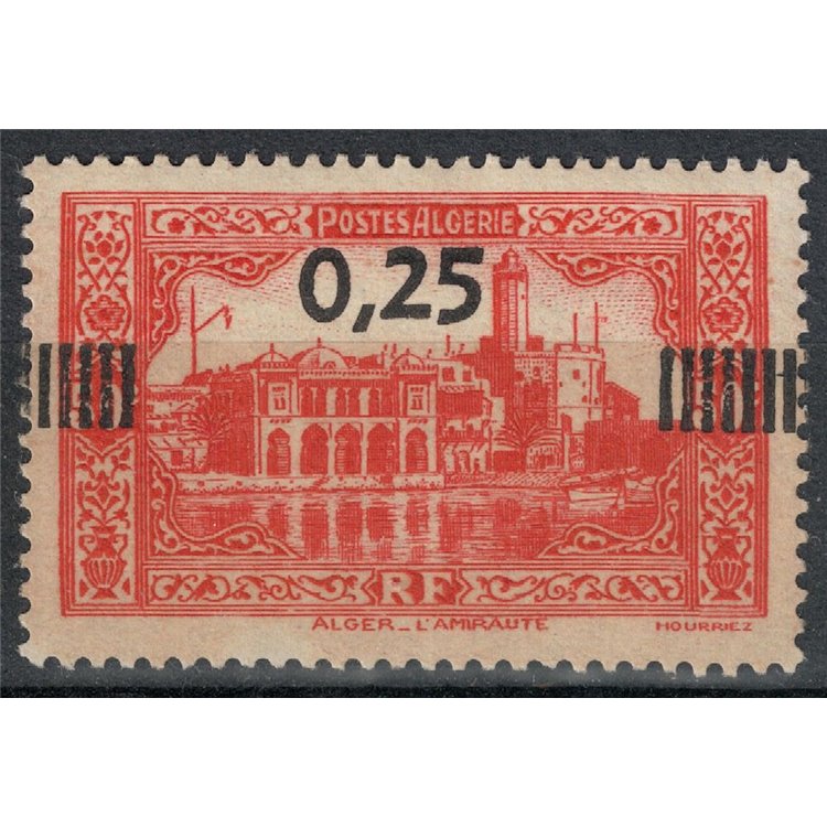 ALGERIA 1938 Ammiragliato di Algeri soprastampato MH*