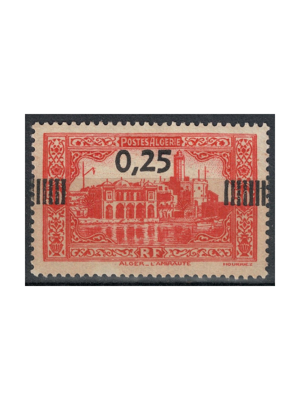 ALGERIA 1938 Ammiragliato di Algeri soprastampato MH*
