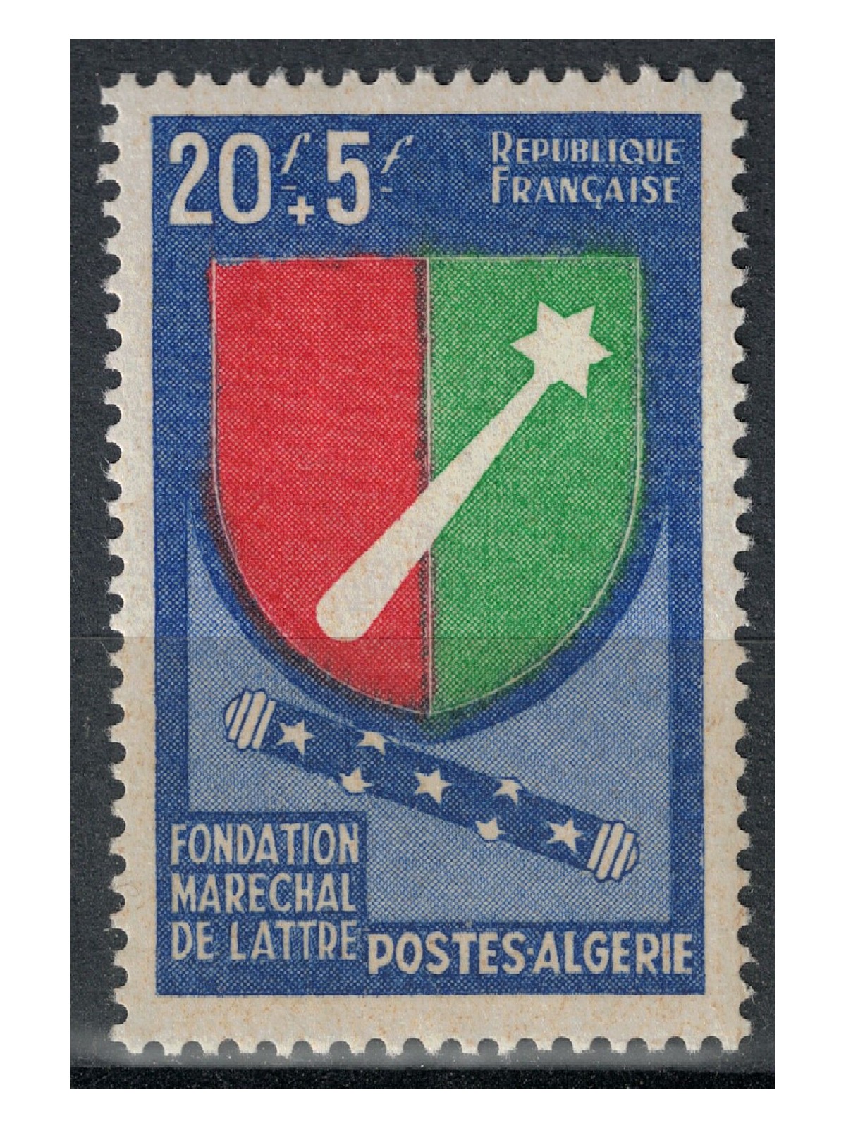 ALGERIA 1958 Pro Fondazione Maréchal de Lattre MNH**