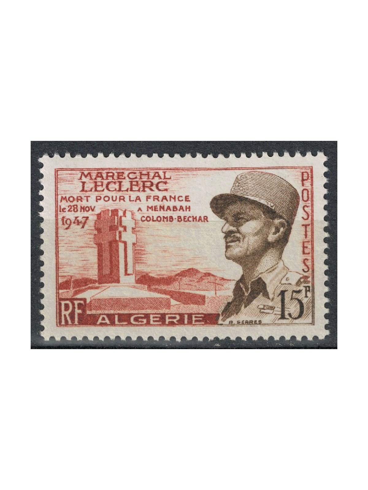 ALGERIA 1956 Maresciallo Leclerc MNH**
