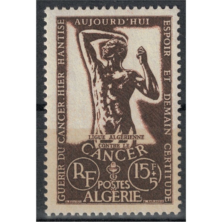 ALGERIA 1956 Lotta contro il cancro MNH**