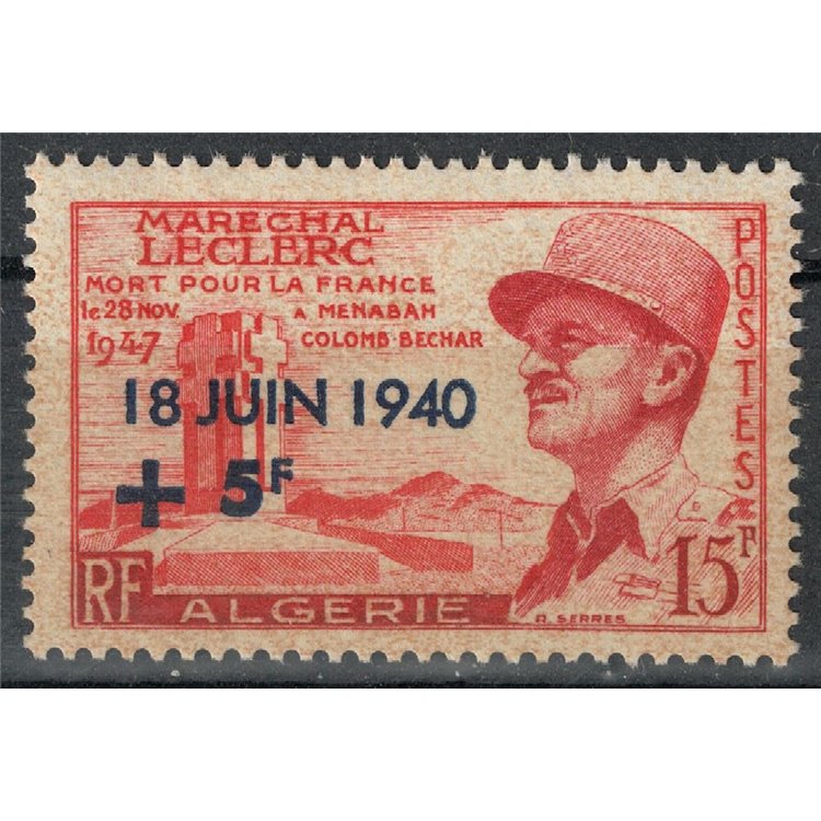 ALGERIA 1957 Appello del Generale de Gaulle MNH**