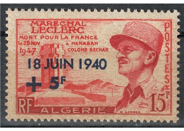 ALGERIA 1957 Appello del Generale de Gaulle MNH**