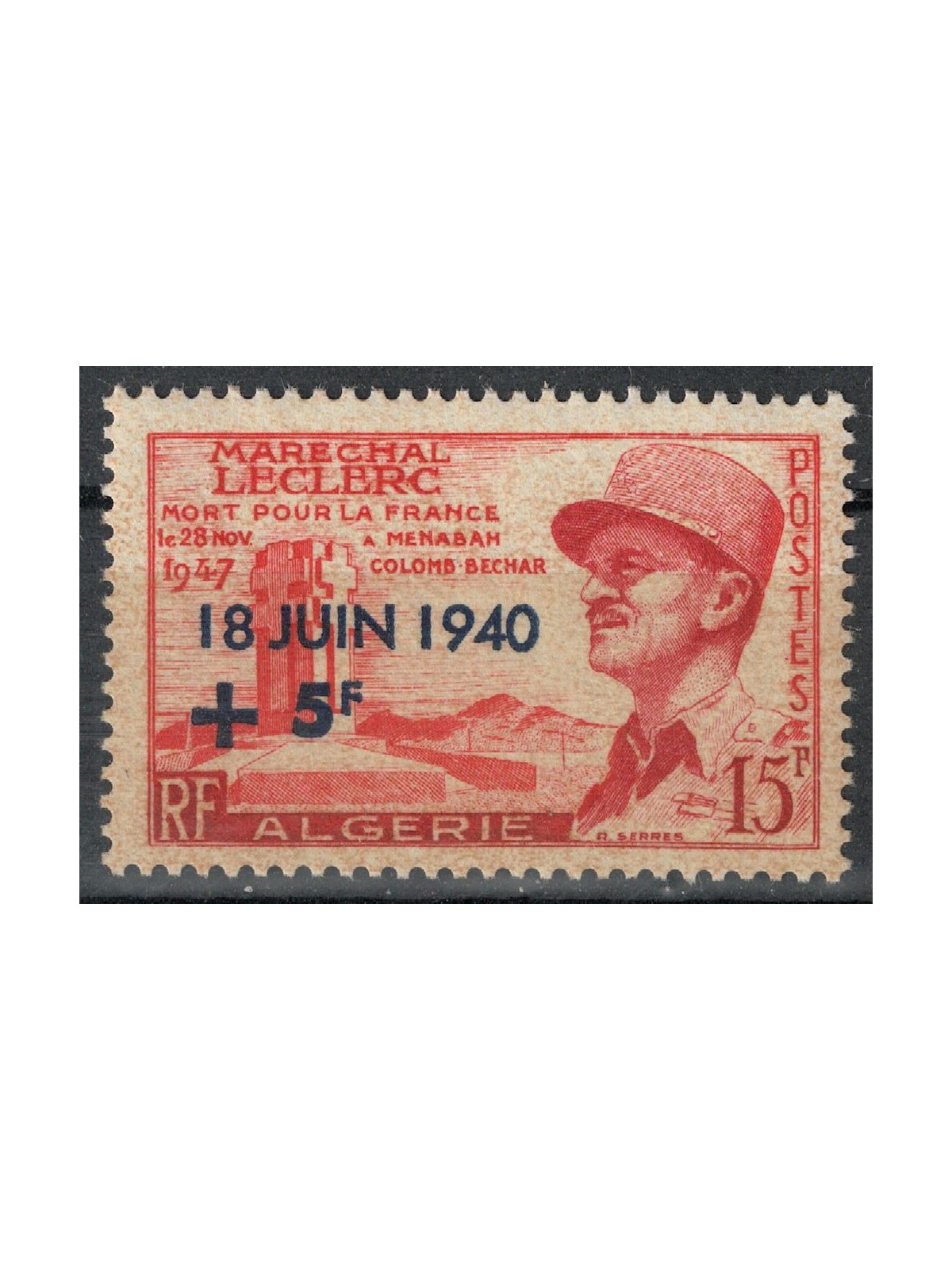 ALGERIA 1957 Appello del Generale de Gaulle MNH**