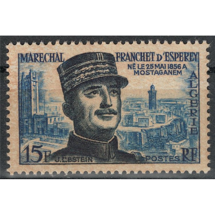 ALGERIA 1956 Marshal Franchet d'Esperey MNH**