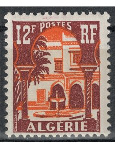 ALGERIA 1956 Cortile Moresco del Museo del Bardo MNH**