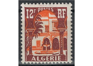 ALGERIA 1956 Moorish Courtyard of the Bardo Museum MNH**