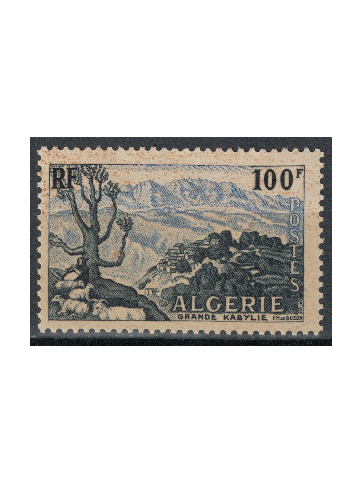 ALGERIA 1955 Landscape of Greater Kabylia MNH**