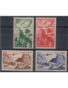 ALGERIA 1949-53 Posta aerea 4v MNH**