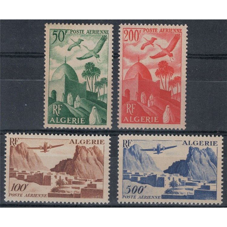 ALGERIA 1949-53 Posta aerea 4v MNH**