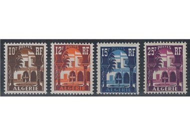 ALGERIA 1954-55 Moorish Courtyard of the Bardo Museum 4v MNH**