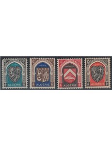 ALGERIA 1948 Stemmi di Città 4v MNH**