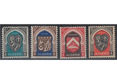 ALGERIA 1948 City Coats of Arms 4v MNH**