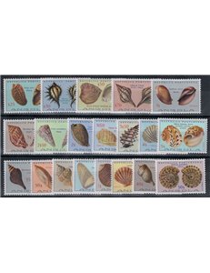 ANGOLA 1974 Conchiglie 20v MNH**