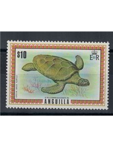 ANGUILLA 1975 Ordinary series, turtle MNH**