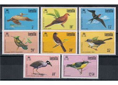 ANGUILLA 1985 Fauna, uccelli 8v MNH**