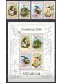 ANGUILLA 1980 Christmas, birds 4v + 1 s/s MNH**