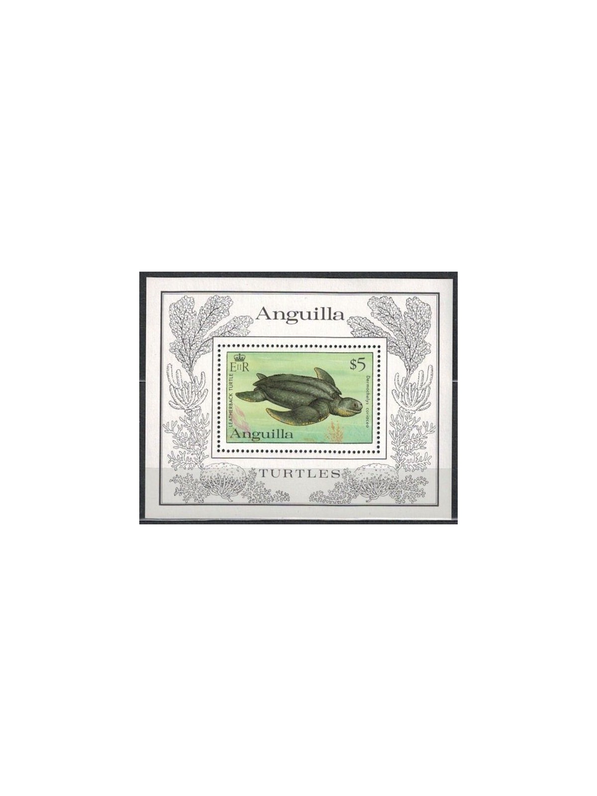 ANGUILLA 1983 Marine fauna, turtles s/s MNH**