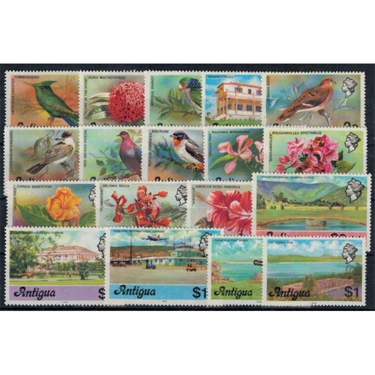 ANTIGUA 1978 Ordinary series (with year of issue) 18v MNH**
