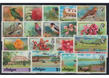 ANTIGUA 1978 Serie ordinaria (con millesimo) 18v MNH**