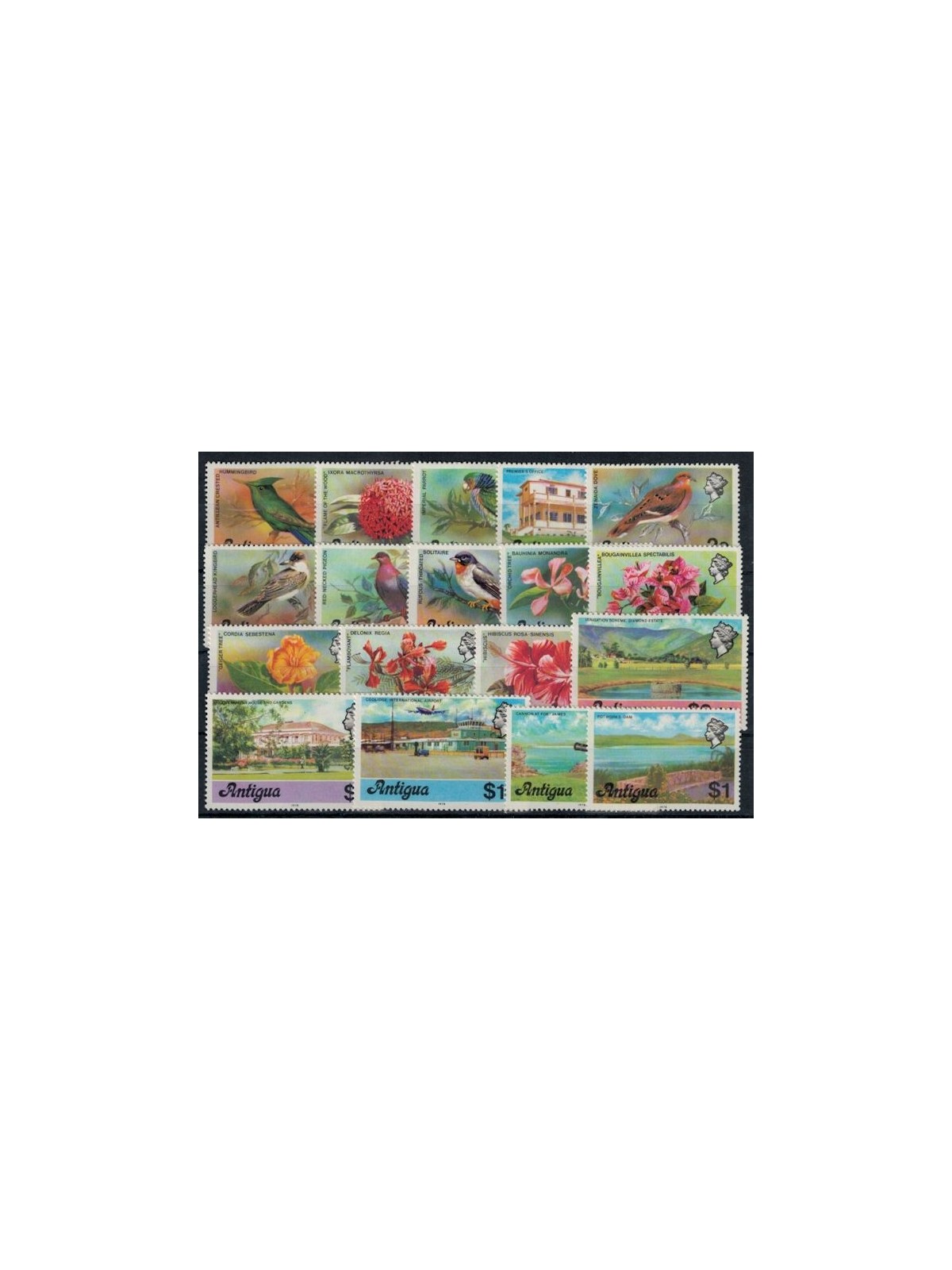ANTIGUA 1978 Ordinary series (with year of issue) 18v MNH**