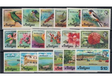 ANTIGUA 1976 Ordinary series 18v MNH**