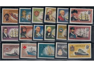 ANTIGUA 1970 Serie ordinaria 17v MNH**