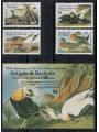 ANTIGUA E BARBUDA 1986 John James Audubon, uccelli 4v + 1 BF MNH**