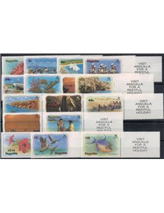 ANGUILLA 1982 Ordinary series 16v MNH**