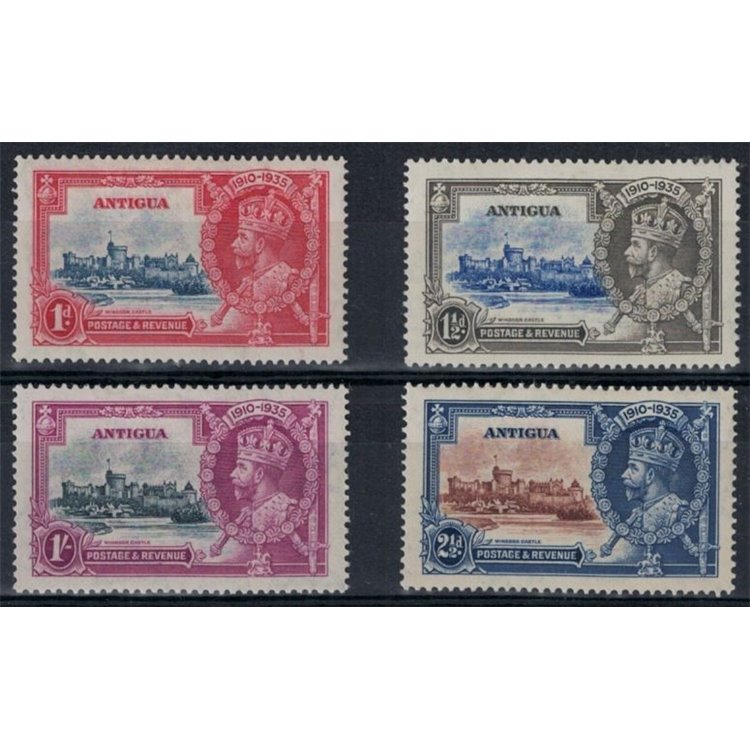 ANTIGUA 1935 George V Jubilee 4v MH*