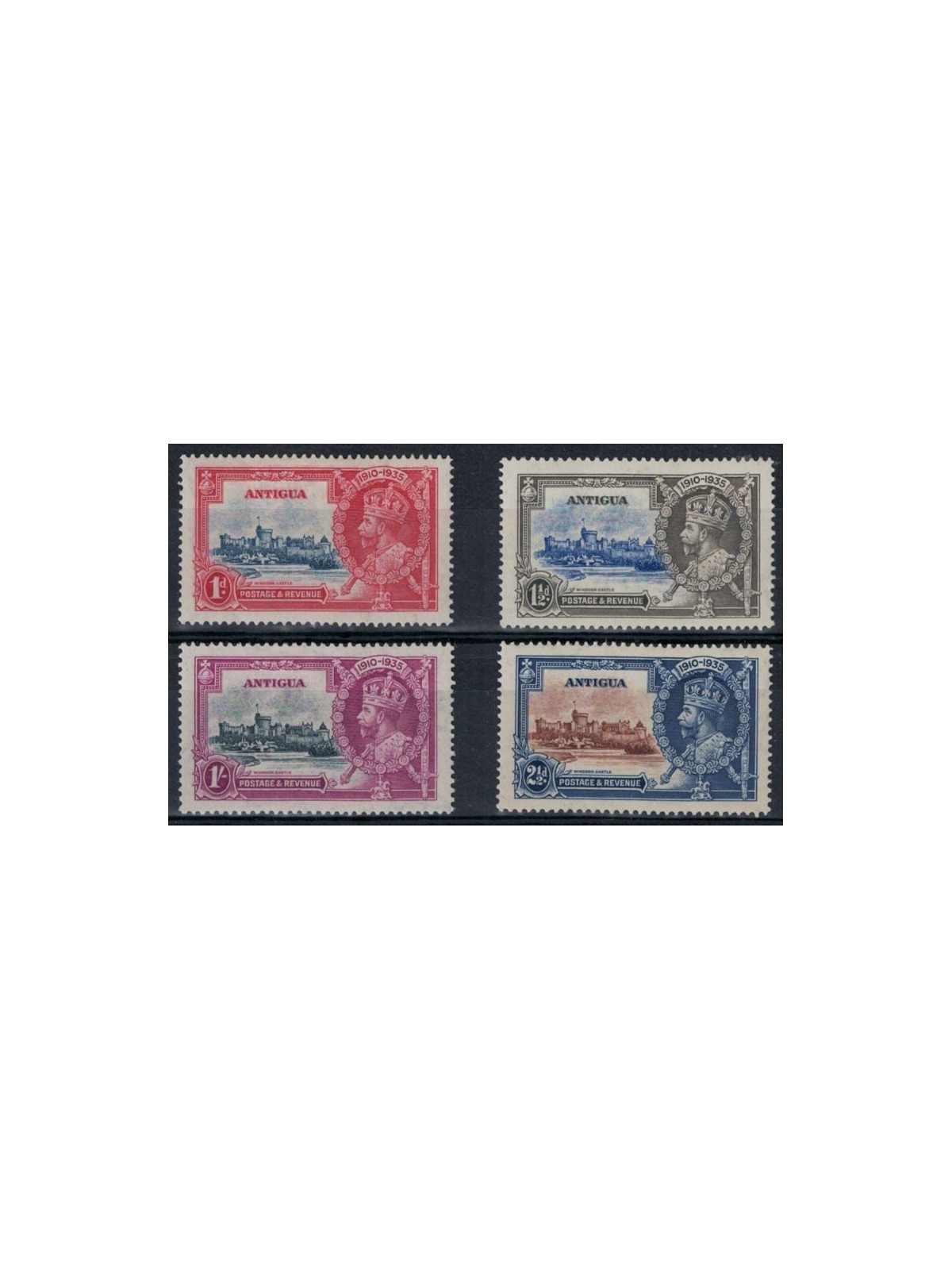 ANTIGUA 1935 George V Jubilee 4v MH*