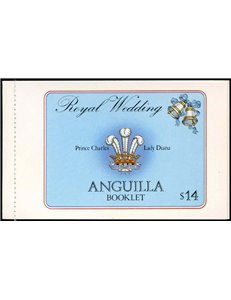 ANGUILLA 1981 Carlo e Diana, Royal Wedding LB MNH**